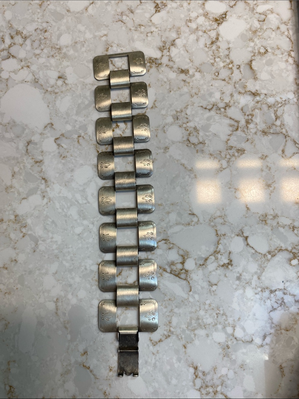 Vintage Sarah Coventry Brushed silver-tone bracelet